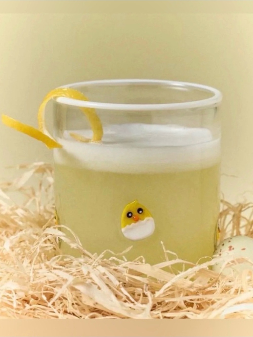 Anthropologie Icon Juice Glass, CHICKIE Chick NIB